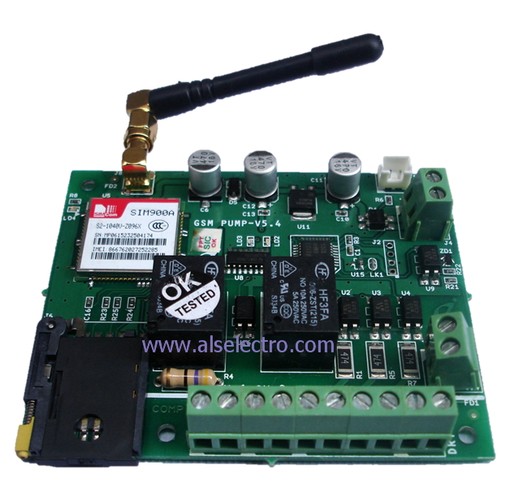 GSM MOTOR CONTROL 3 PHASE