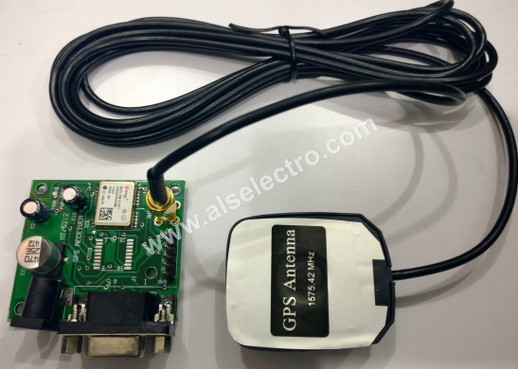 GPS UBLOX RS232 with Patch Antenna