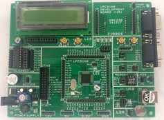 ARM7 LPC2148 WITH LCD USB upload